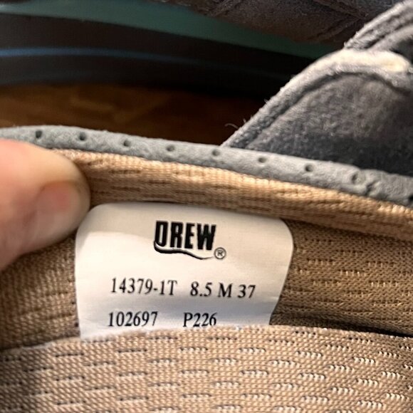 NEW Drew Gray Blue Women's Orthopedic Mary Jane Shoes Sz 8.5 - Picture 4 of 9